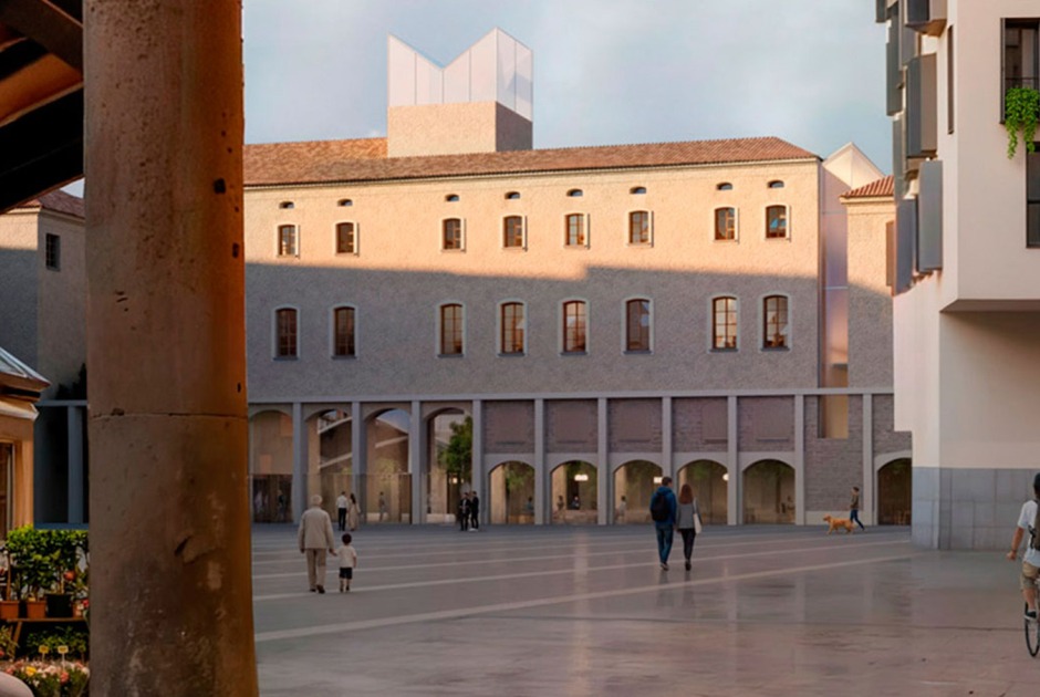 Rendering. Renovation of the former Hospital de la Santa Creu in Barcelona by BAAS and h3o architects