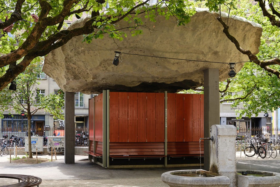 Redevelopment of the PROGR Courtyard in Berne, Switzerland by Salewski Nater Kretz, Miriam Sturzenegger and bbz landschaftsarchitekten. Photograph by David Aebi