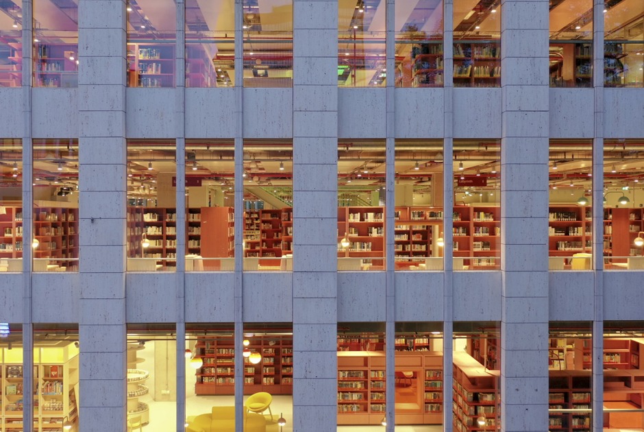 The Essen Central Library by MVRDV. Photograph by Jannes Linders