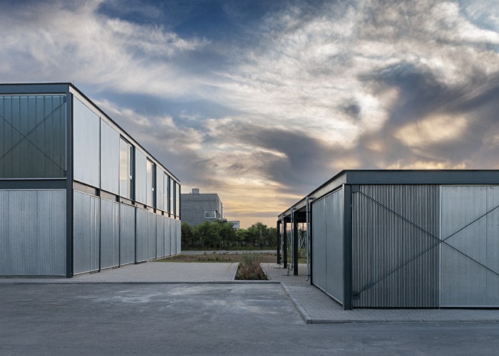 Detalle constructivo EAM. Masterplan, Oficinas y Espacio de Actividades Múltiples (EAM) por Estudio qo + TAF