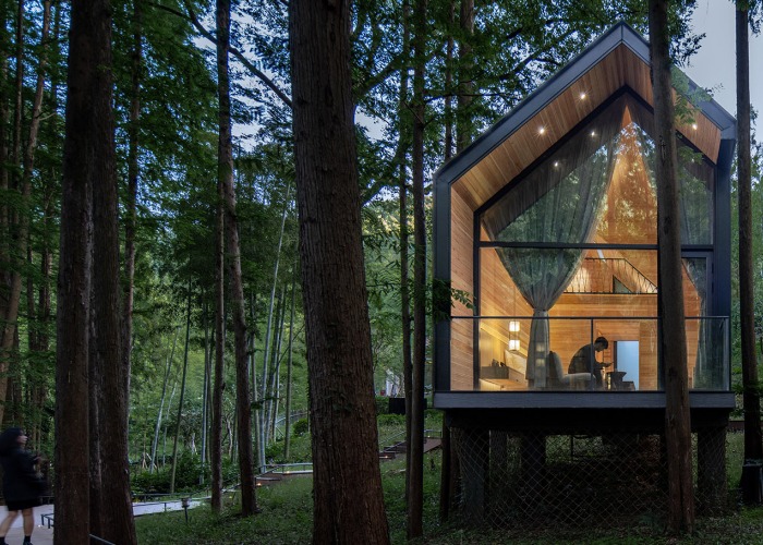 Hotel Dongmingshan Senyu por GLA Architects. Fotografía por Chen Xi Studio
