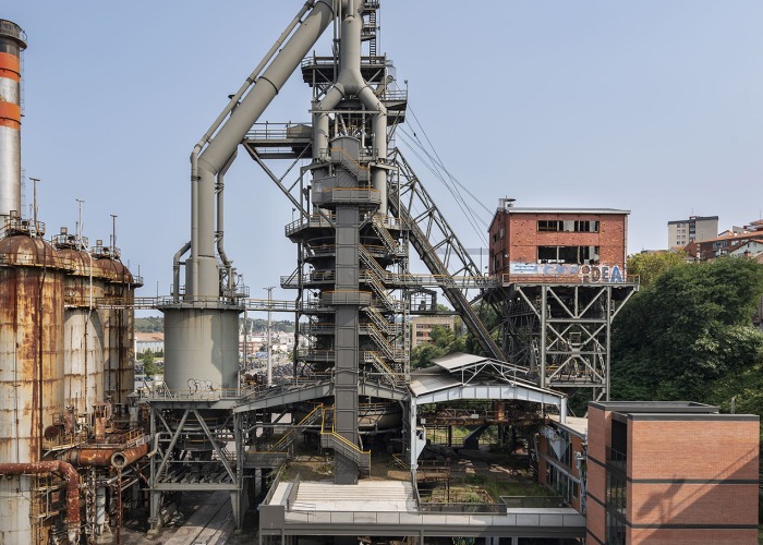 Access and Urbanization at the Sestao B.I.C. Blast Furnace No. 1 by Garitano Arquitectura. Photograph by Jose Manuel Cutillas