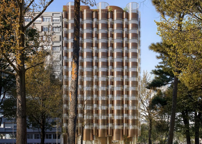 Rendering. Hotel General Perón 27 by BIG. Image courtesy of Ibervalles Socimi