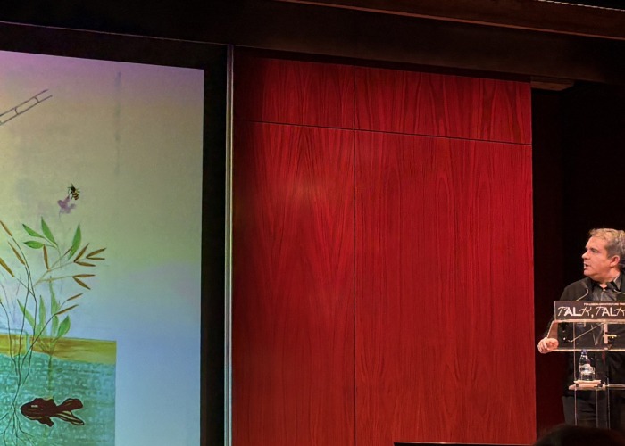 Ciclo de conferencias «Talk, Talk, Talk» en la Fundación Calouste Gulbenkian. 7.ª Trienal de Arquitectura de Lisboa. Fotografía por Agustina Berta / METALOCUS