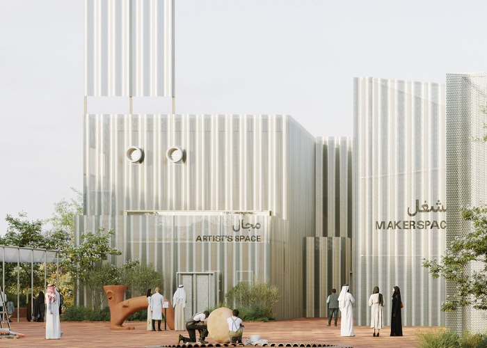 Rendering of Mathaf: Arab Museum of Modern Art's Campus Expansion by   Lina Ghotmeh — Architecture