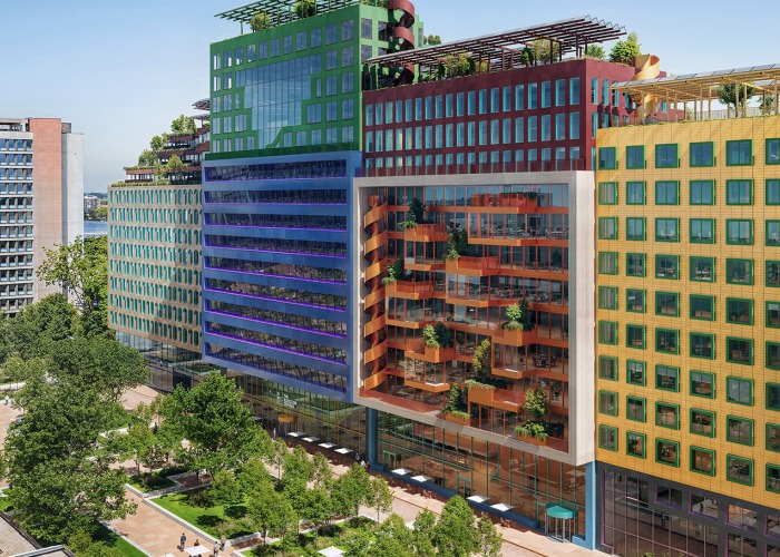 Schieblocks por MVRDV. Visualización por CUUB. Imagen cortesía de MVRDV