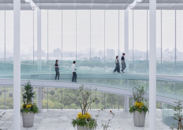 Taichung Green Museumbrary by SANAA. Photograph by Iwan Baan