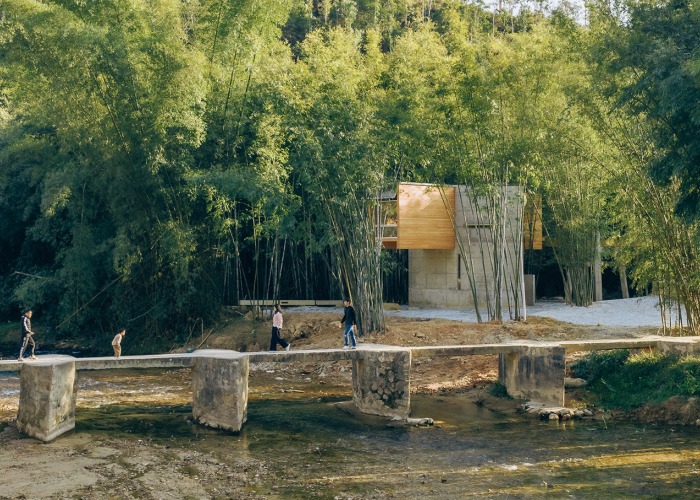 Micromuseo de puentes históricos vernáculos de Huizhou por LUO studio. Fotografía por Zhu Yumeng