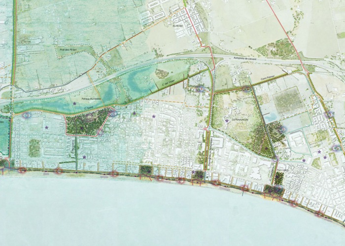 Strategy plan. Strategic Regeneration Plan for Playa de Palma by LANDLAB + Fiol Aquitectes.