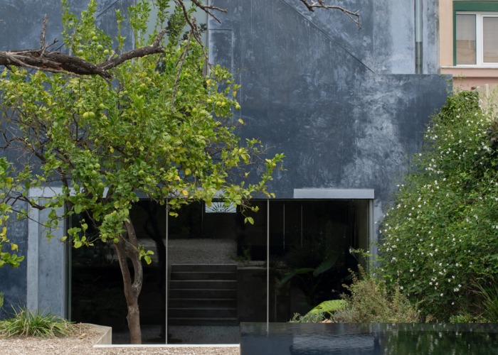 Blue house by extrastudio. Photograph by Mikael Olsson