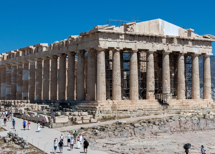 El Partenón. Fotografía cortesía del Ministerio de Cultura de Grecia
