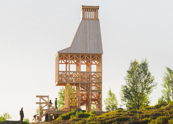Mirador del faro de la bahía de Kola por Evgeny Makarenko Timber Architecture Workshop. Fotografía por Alexey Arushanyan, Alexey Malenchik, Tatiana Okuneva