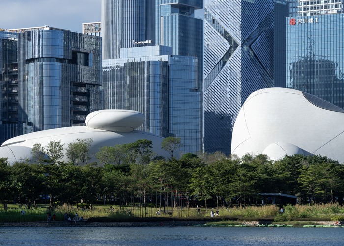 Plaza Cultural de la Bahía de Shenzhen por MAD. Fotografía por Blackstation