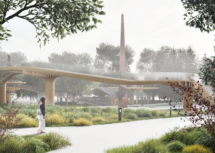Visualización. Parque Gloria y Libertad, de Aranchii Architects