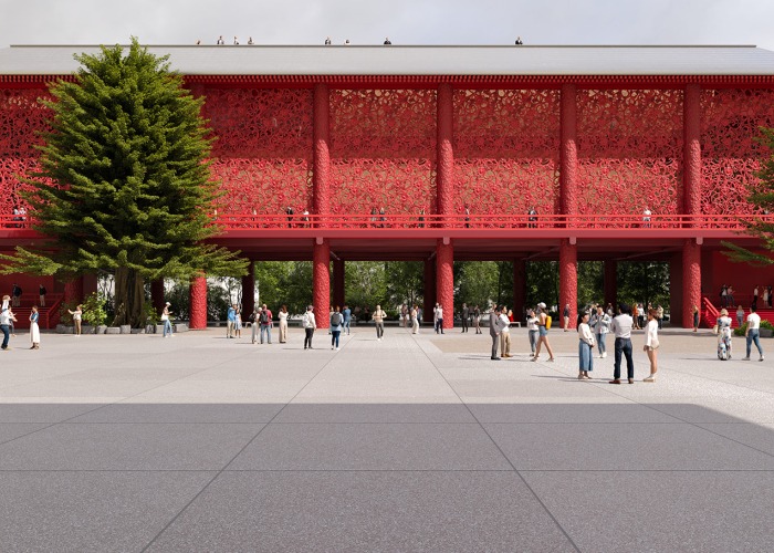 Visualización. Museo del Tesoro de Sensoji por ATTA 