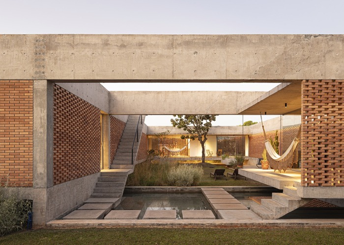 Casa Tupin por BLOCO Arquitetos. Fotografía por Joana França
