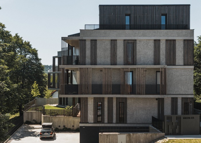 Edificio Residencial Mánesova por OK PLAN ARCHITECTS. Fotografía por Petr Polák Studio