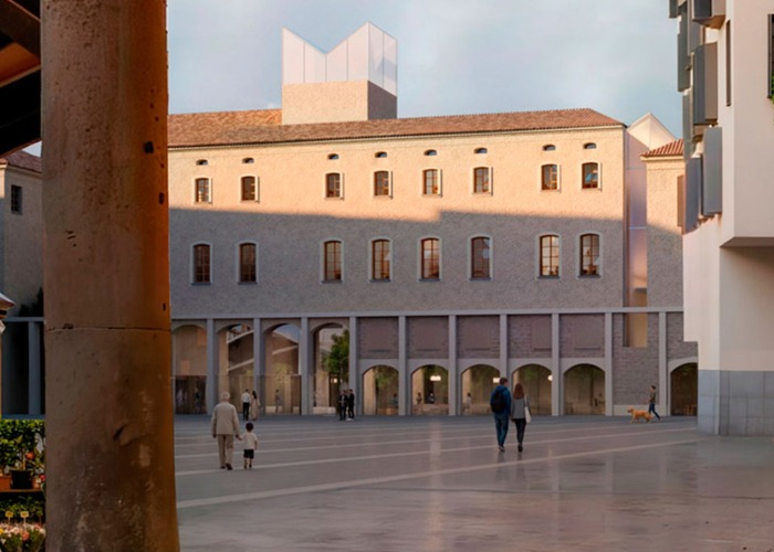 Visualización. Rehabilitación del Antiguo Hospital de la Santa Creu de Barcelona por BAAS y h3o architects