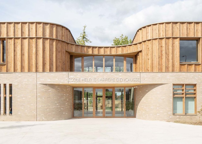 Colegio en Marly por Archi5 + Bureau Face B. Fotografía por Louis Duboys Fresney 