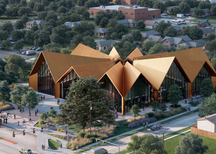 Museo Nacional de Juneteenth por BIG. Visualización por Plomp