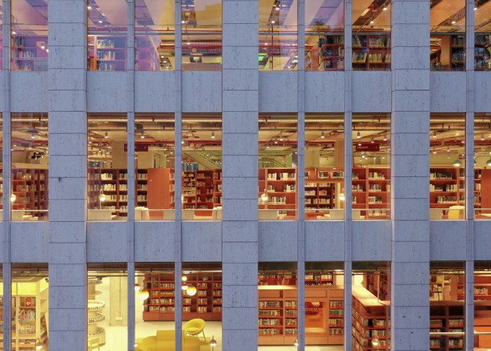 La Biblioteca Central de Essen por MVRDV. Fotografía por Jannes Linders