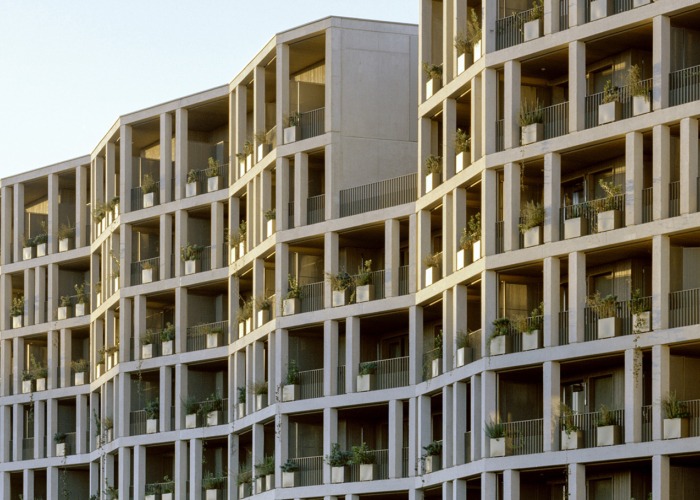 «La Métropolitaine» ganador del premio de nueva construcción de la Segunda Edición del Premio Europeo de Vivienda Colectiva. Fotografía por Maxime Delvaux