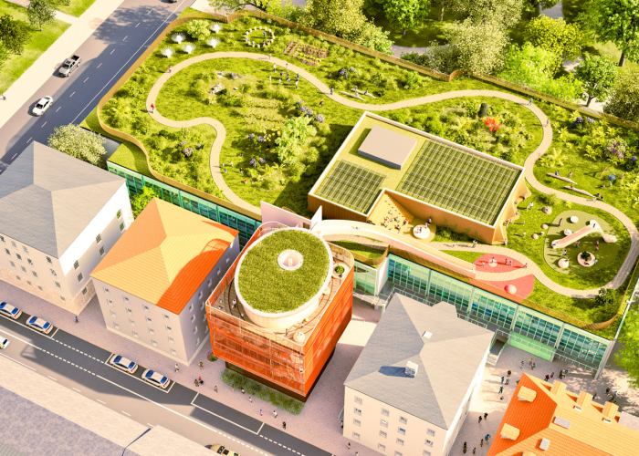 New childcare center at Munich’s Technical University by Kéré Architecture