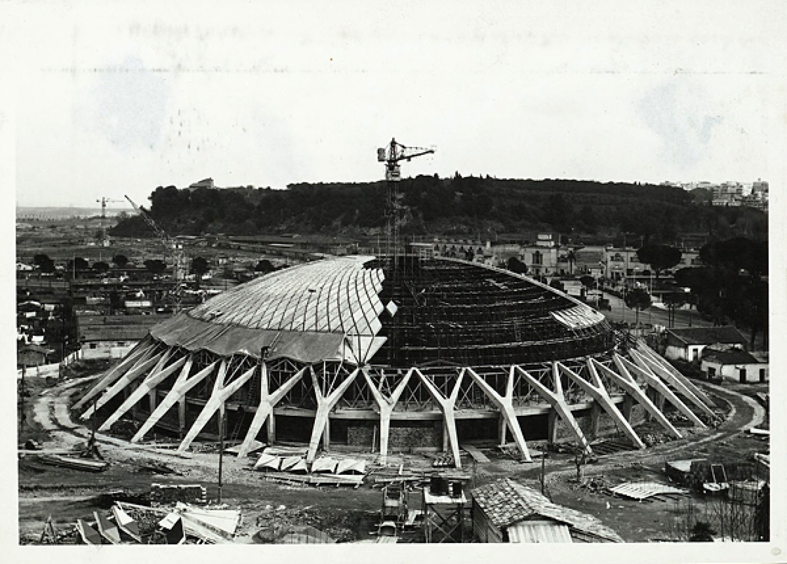 Pier Luigi Nervi, Palazzetto dello Sport (Rome). Courtesy of the MAXXI Foundation