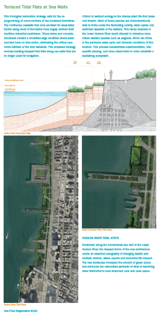 MENCIÓN DE HONOR. Enhancement of Estuary and Ecological System.  Cooper Union Institute for Sustainable Design, EEUU.  Arnold Wu, Kevin Bone, Paul Deppe, Joe Levine, Sunnie Joh, Raye Levine, Al Appleton y Zulaikha Ayub.