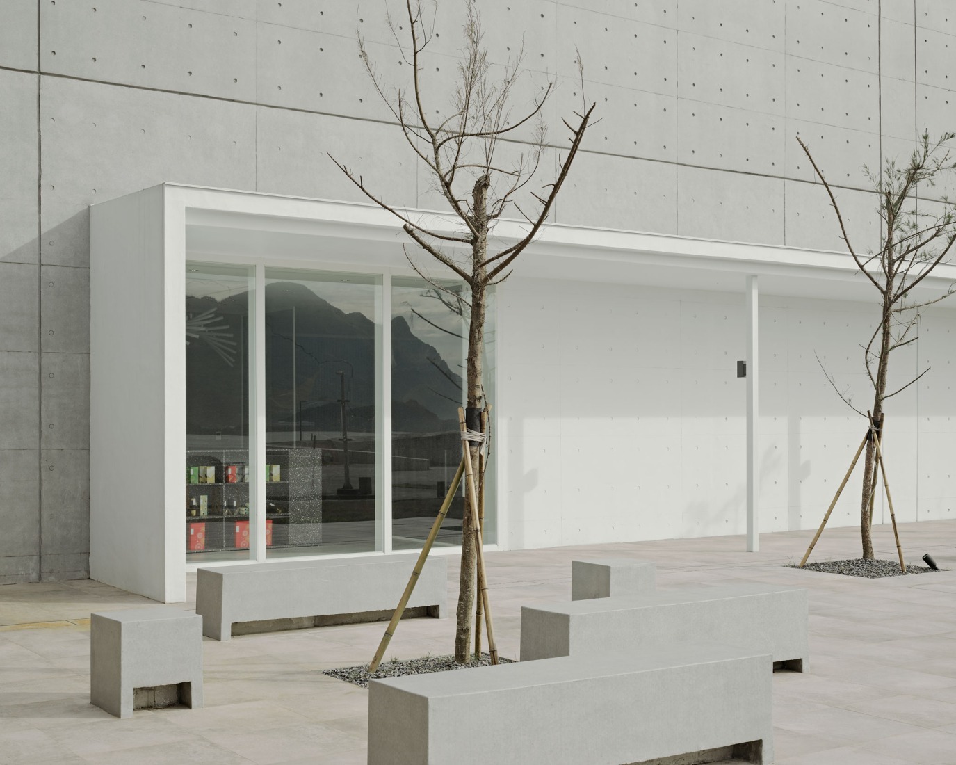 North building exterior. i Ocean Museum by B+P Architects. Photograph by Studio Millspace.