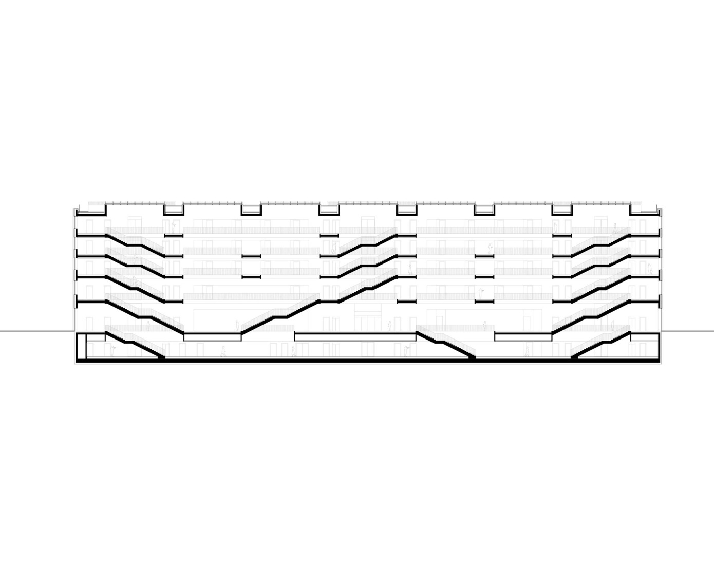 Section. House of Physics by mohr niklas architekten.