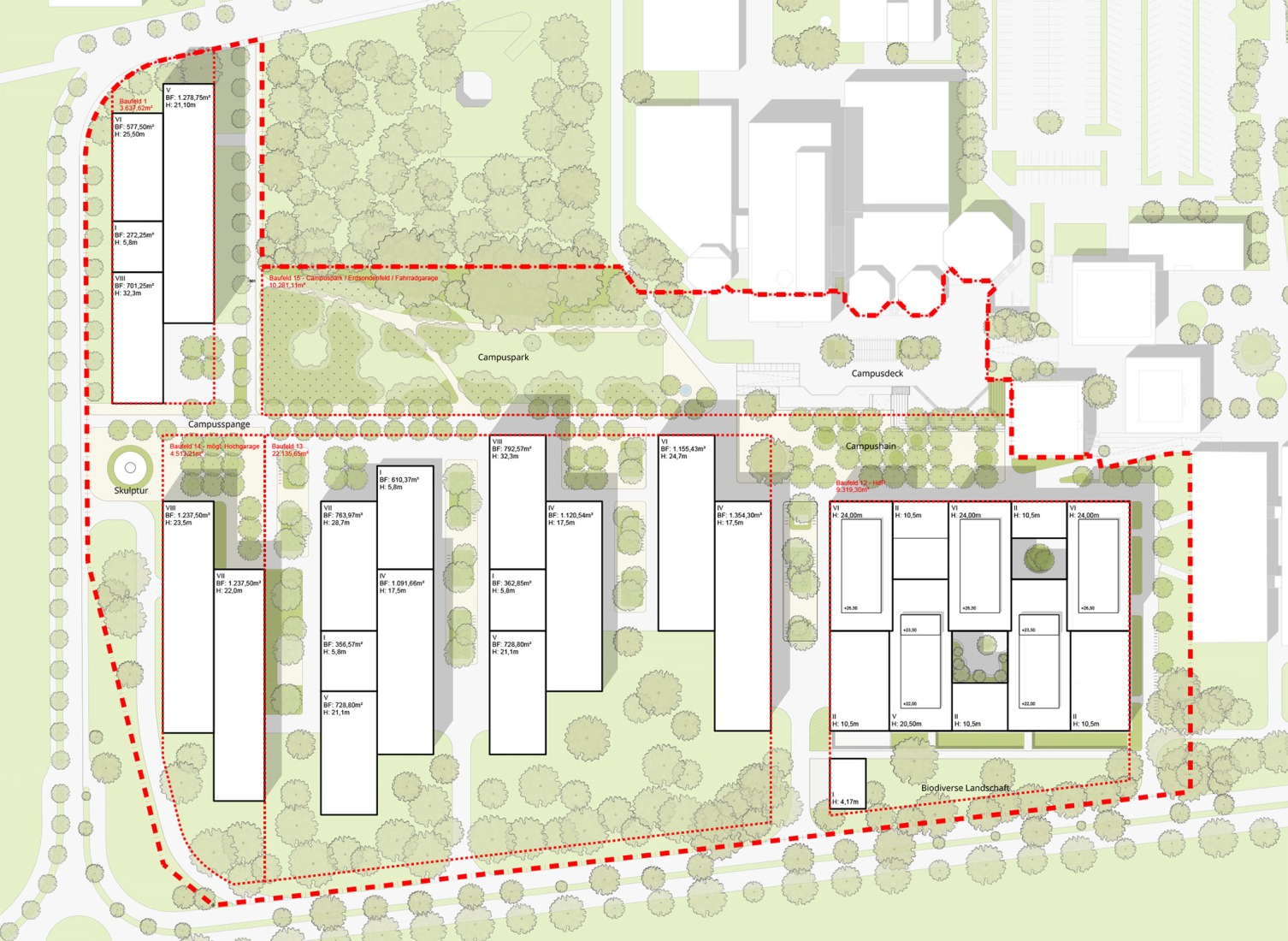 Site plan. House of Physics by mohr niklas architekten.