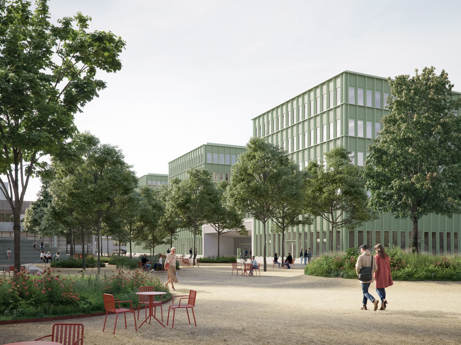 House of Physics by mohr niklas architekten. Visualization by THIRD.