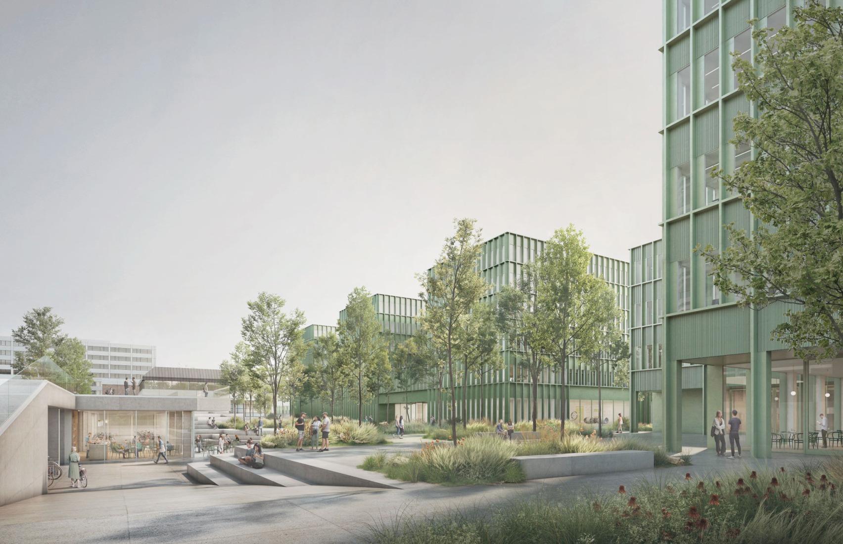 House of Physics by mohr niklas architekten. Visualization by mohr niklas architekten.