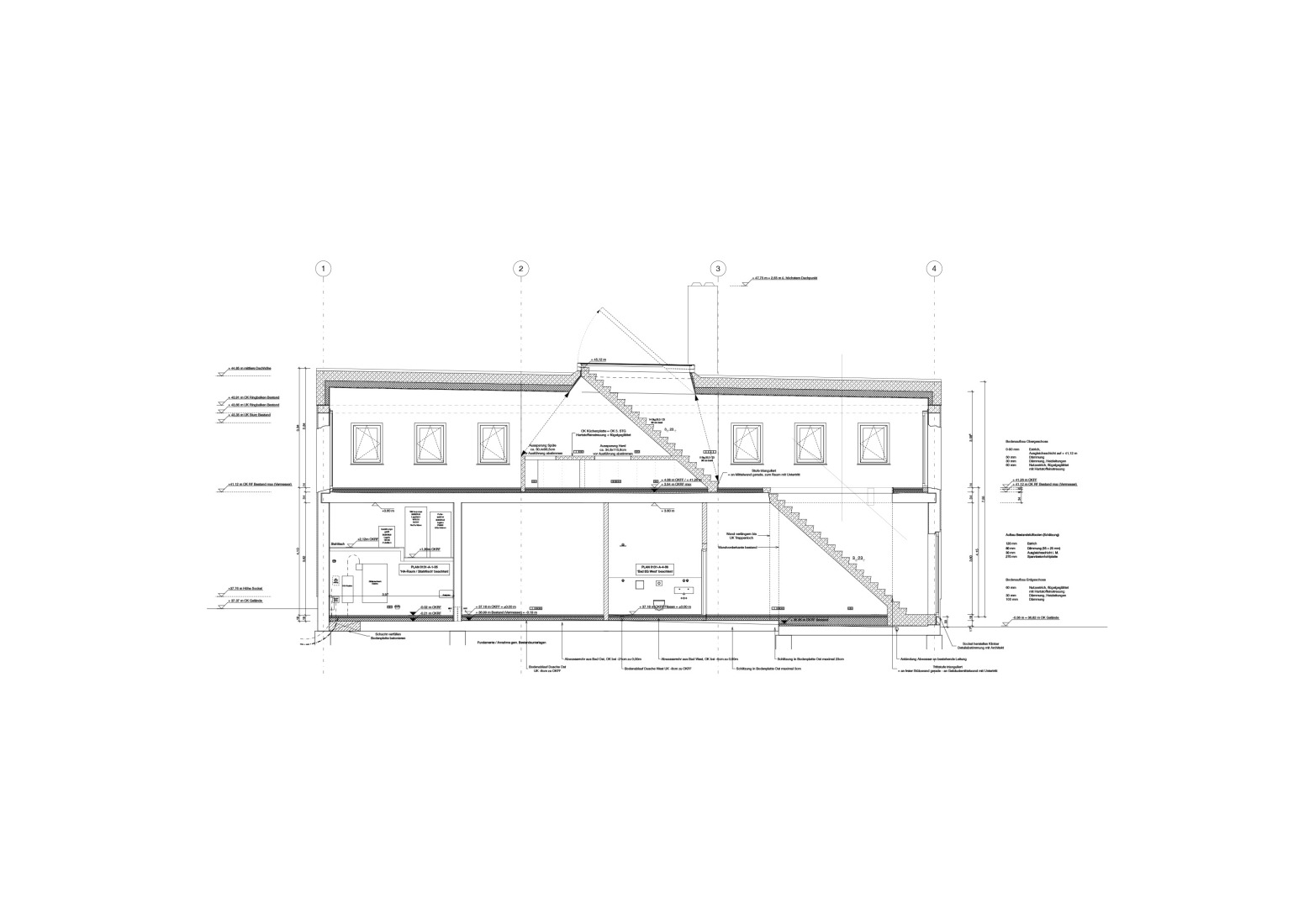 Section. Antivilla by Brandlhuber + Emde, Burlon.