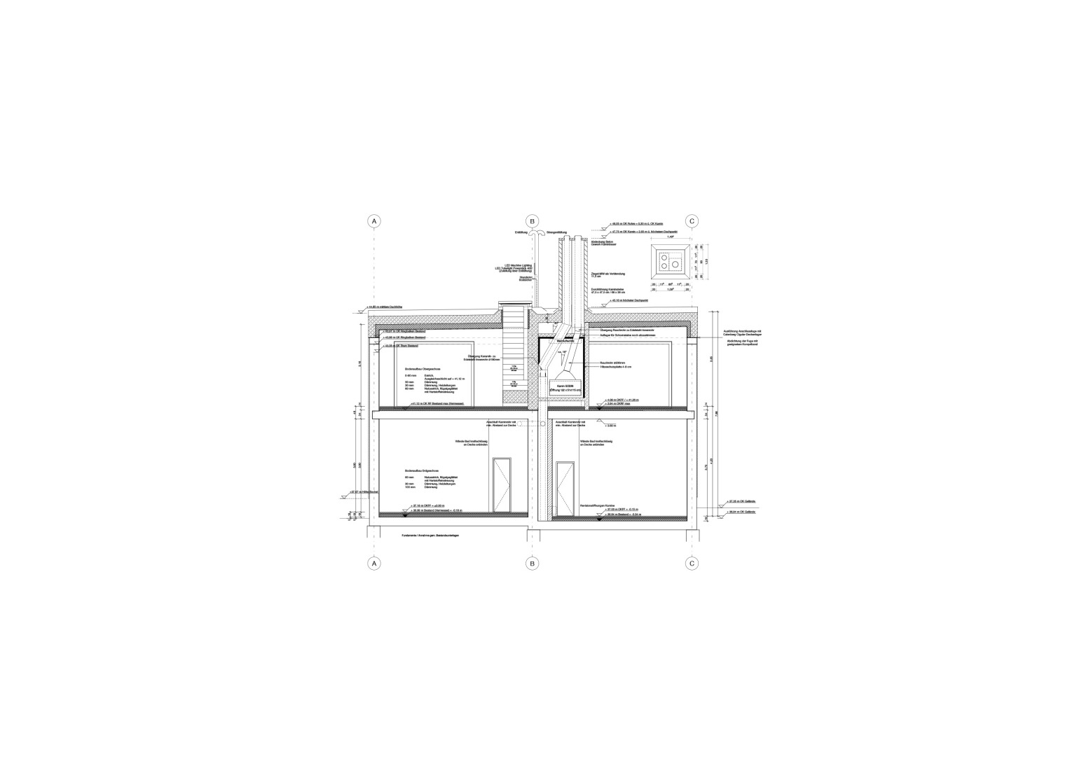 Section. Antivilla by Brandlhuber + Emde, Burlon.