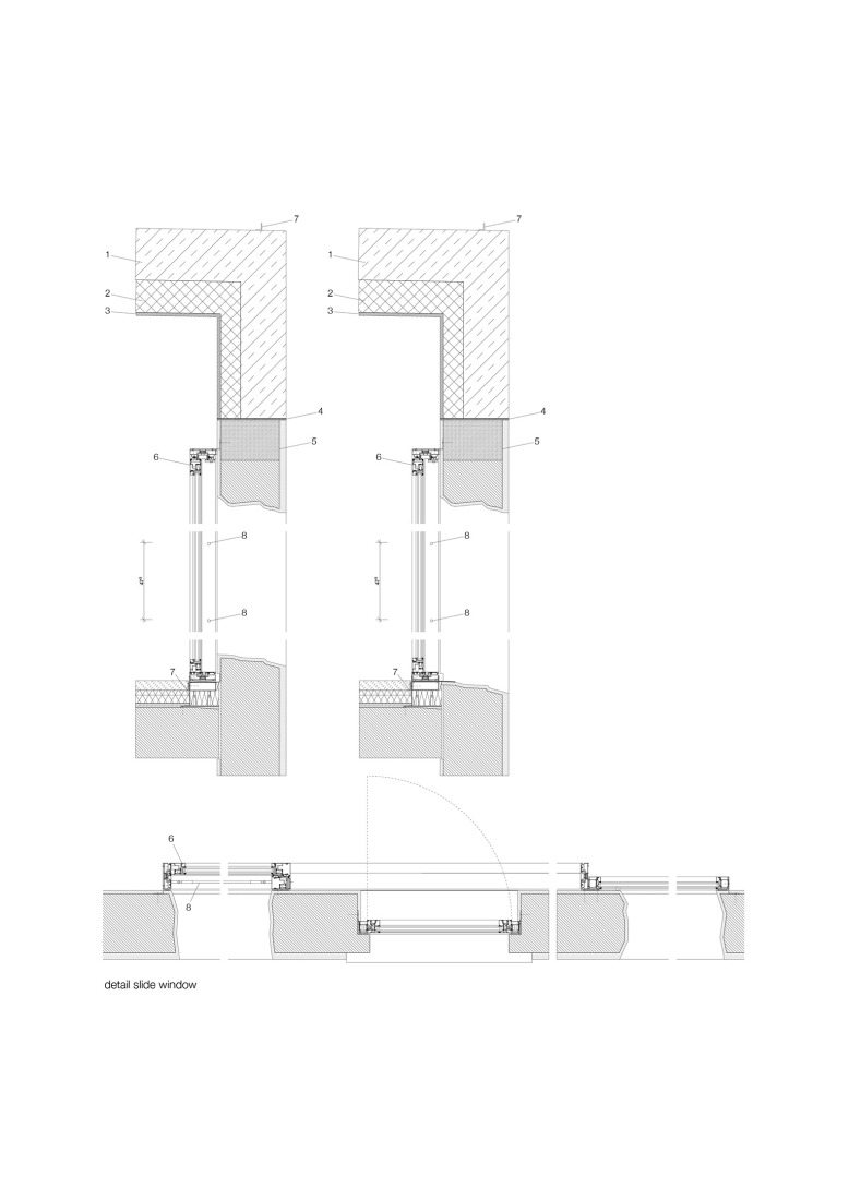 Detail. Antivilla by Brandlhuber + Emde, Burlon.