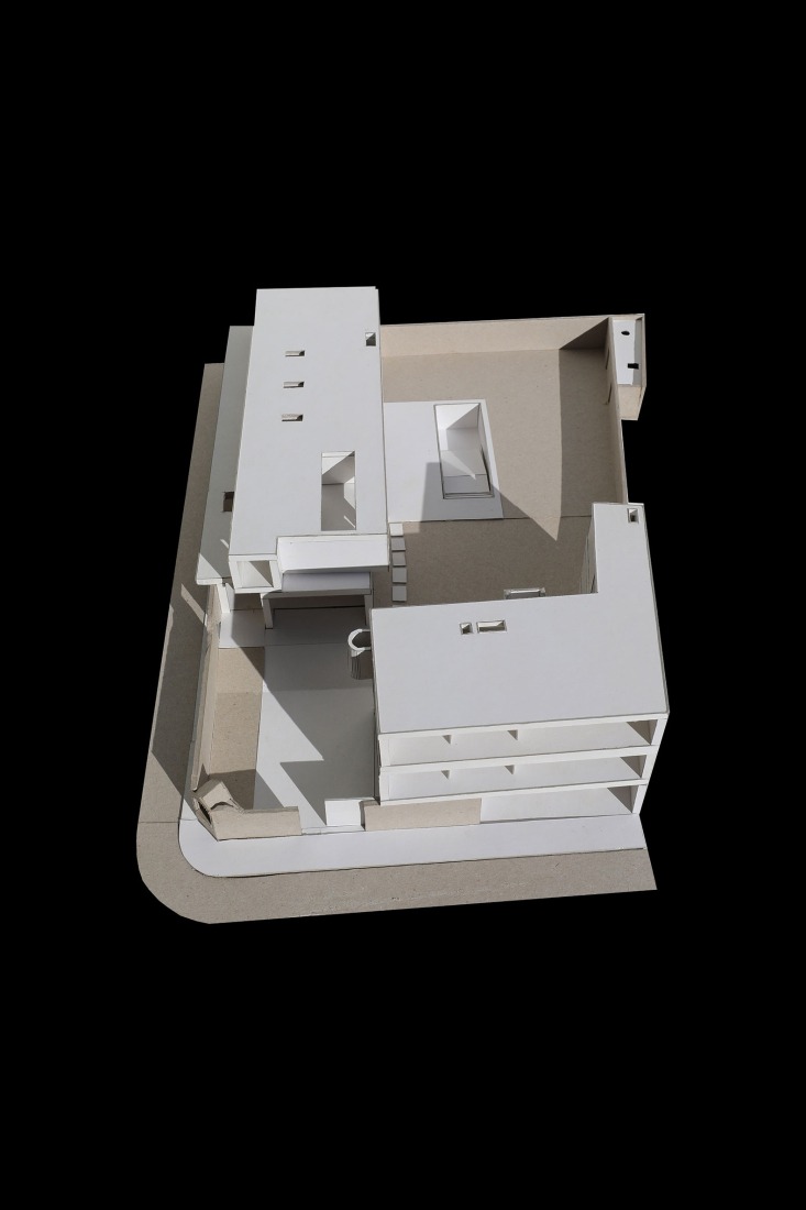 Maqueta. Vivienda colectiva en Vila do Conde por Raulino Silva Arquitecto. Fotografía por Raulino Silva.