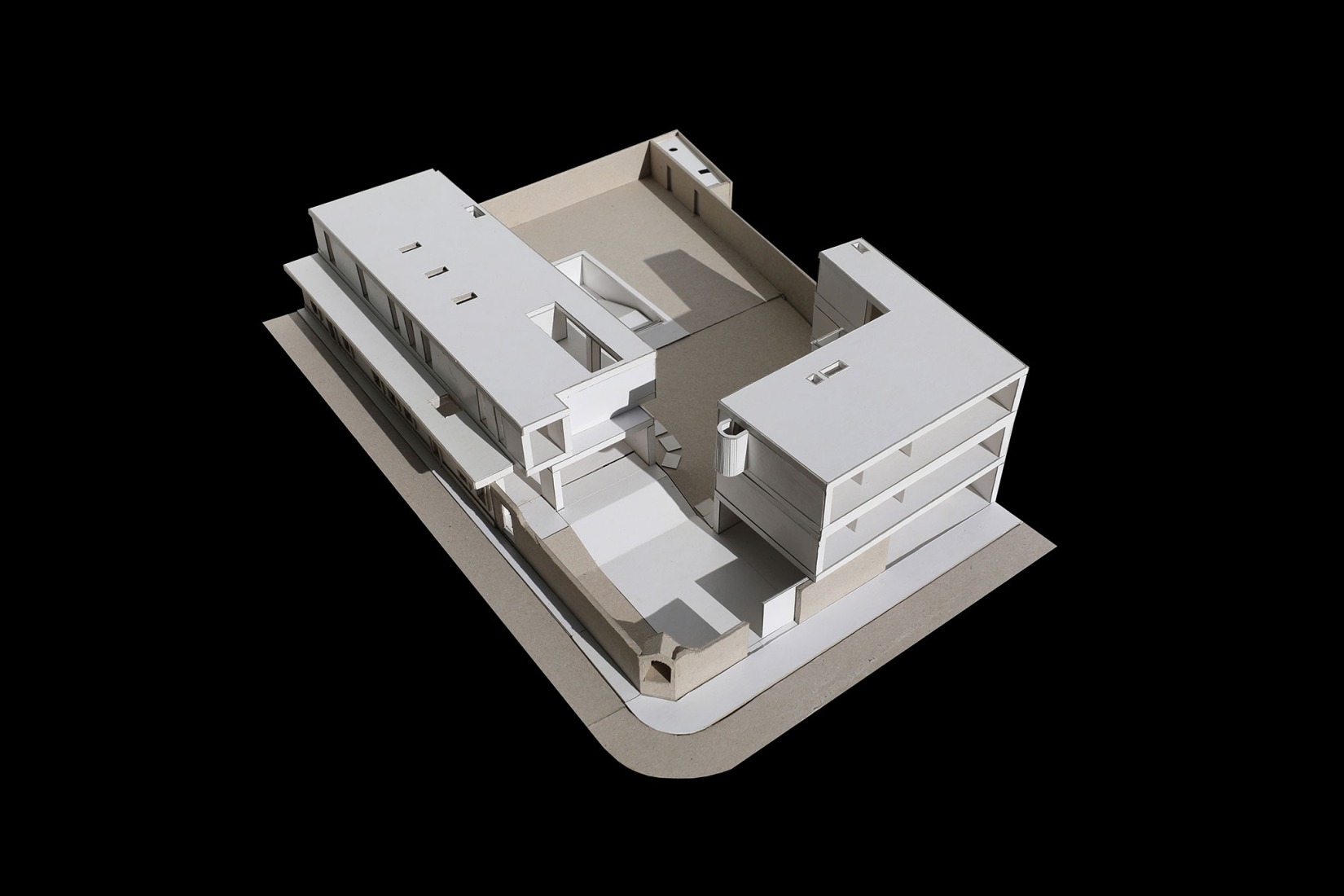 Maqueta. Vivienda colectiva en Vila do Conde por Raulino Silva Arquitecto. Fotografía por Raulino Silva.