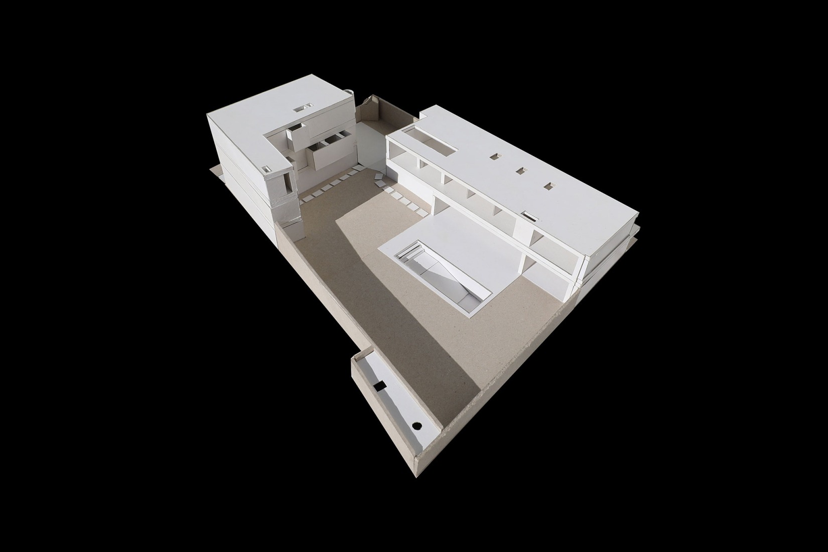 Maqueta. Vivienda colectiva en Vila do Conde por Raulino Silva Arquitecto. Fotografía por Raulino Silva.