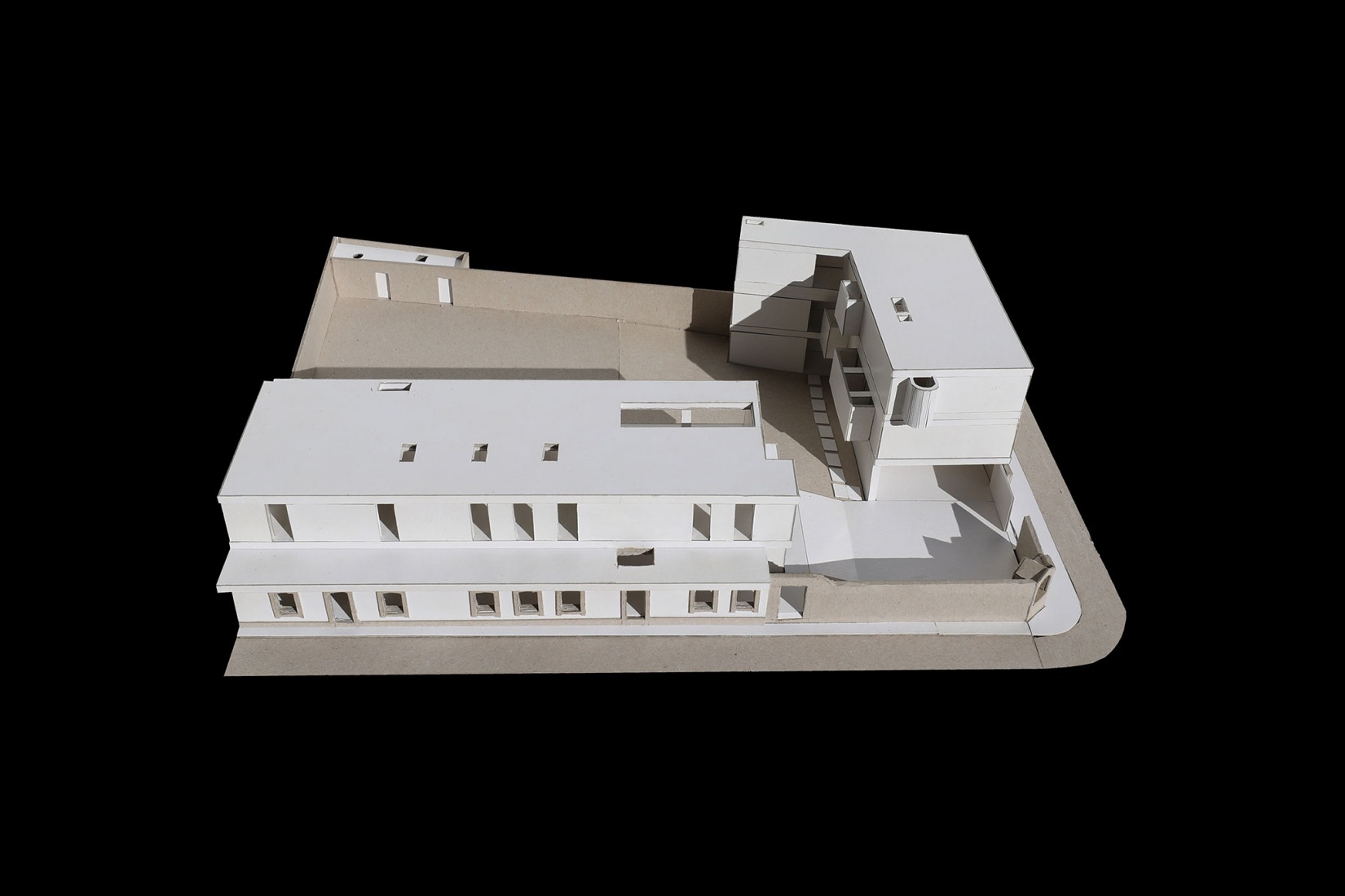 Maqueta. Vivienda colectiva en Vila do Conde por Raulino Silva Arquitecto. Fotografía por Raulino Silva.