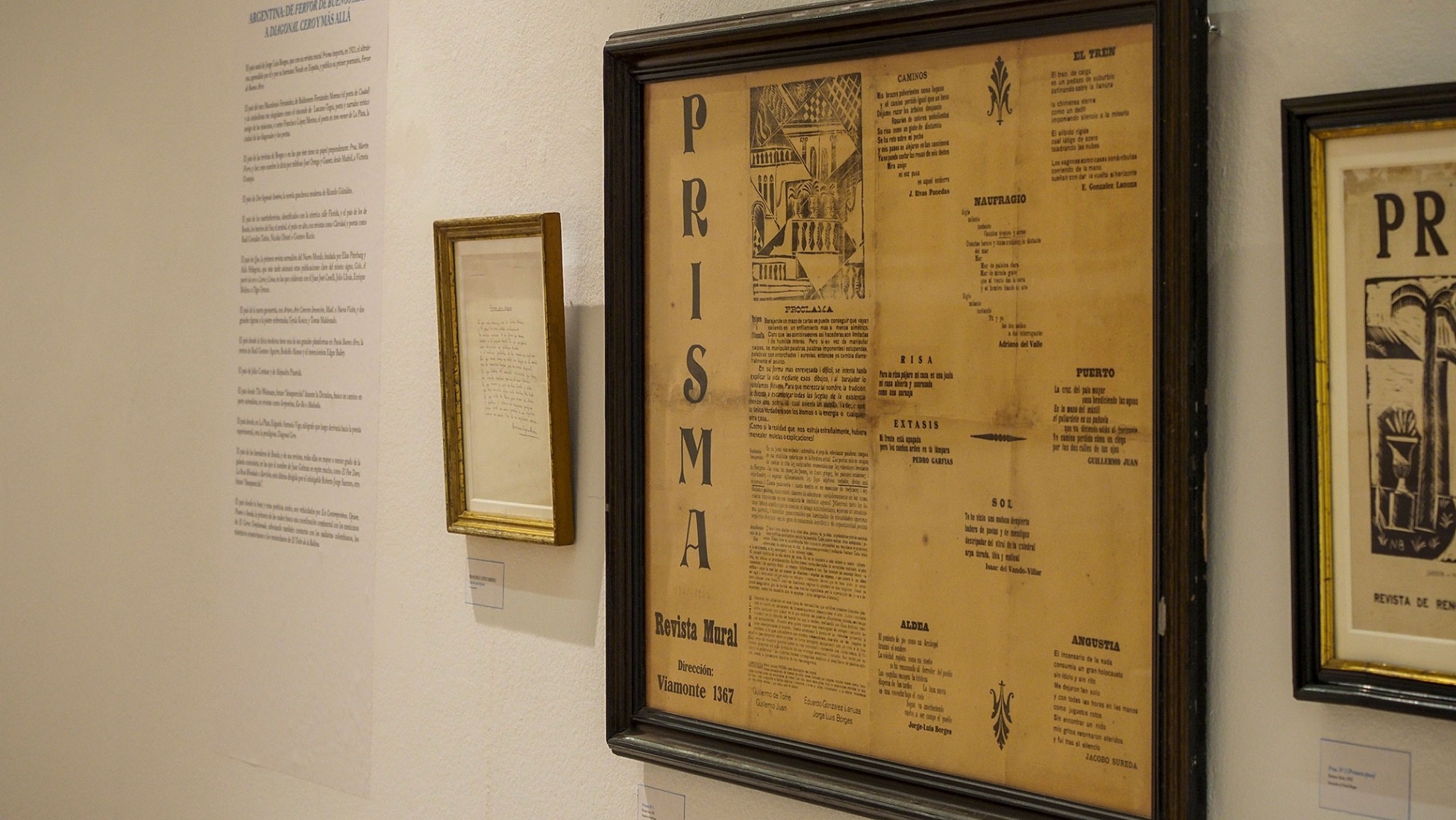 Exhibition hall image. Transatlantic Literary Avant-gardes of the 20th Century. Photograph courtesy of Casa América.