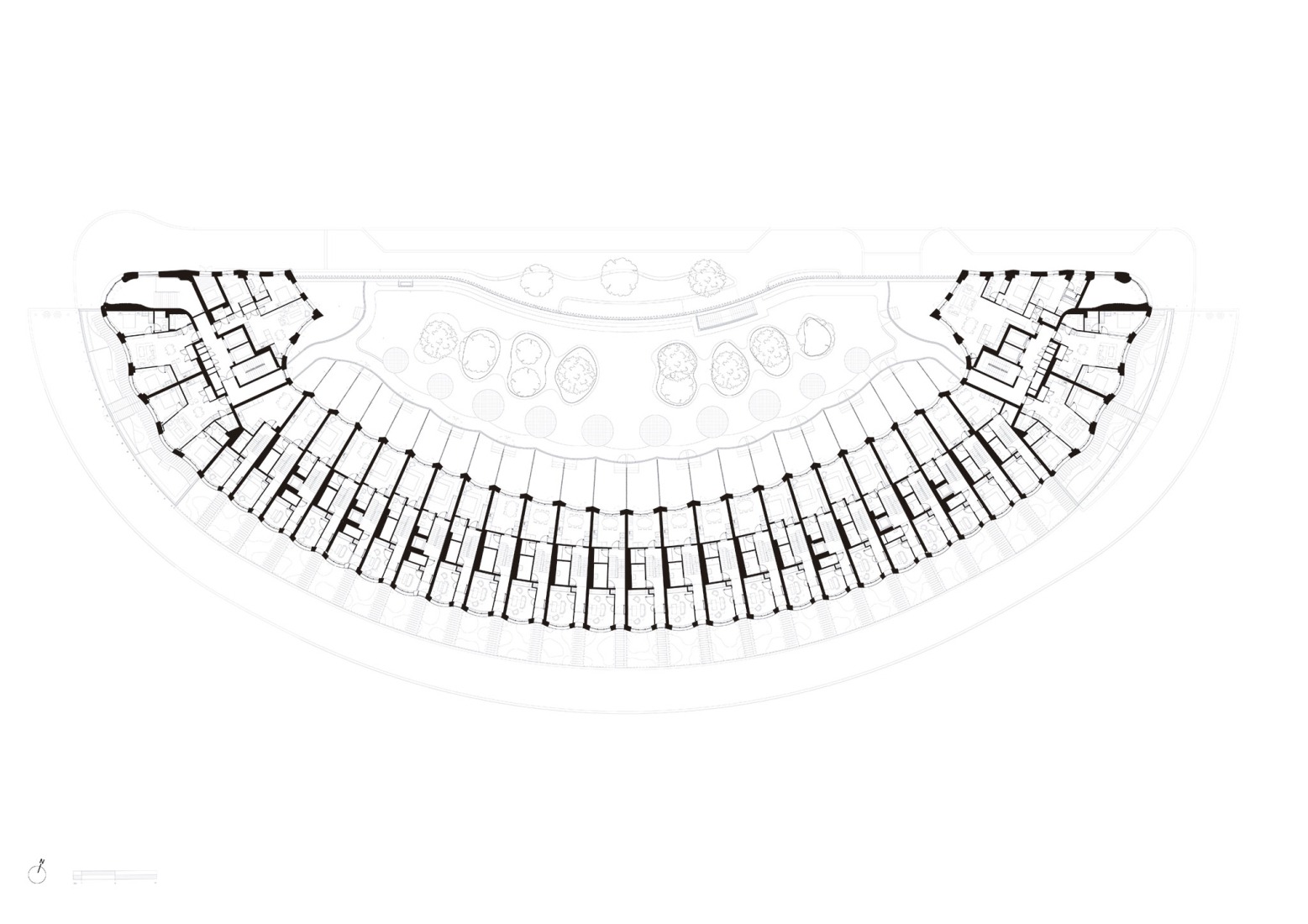 Ground floor plan. Folkestone Shoreline by ACME.