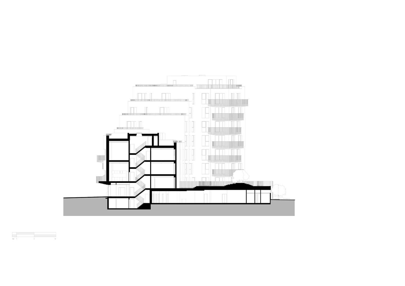 Section. Folkestone Shoreline by ACME.