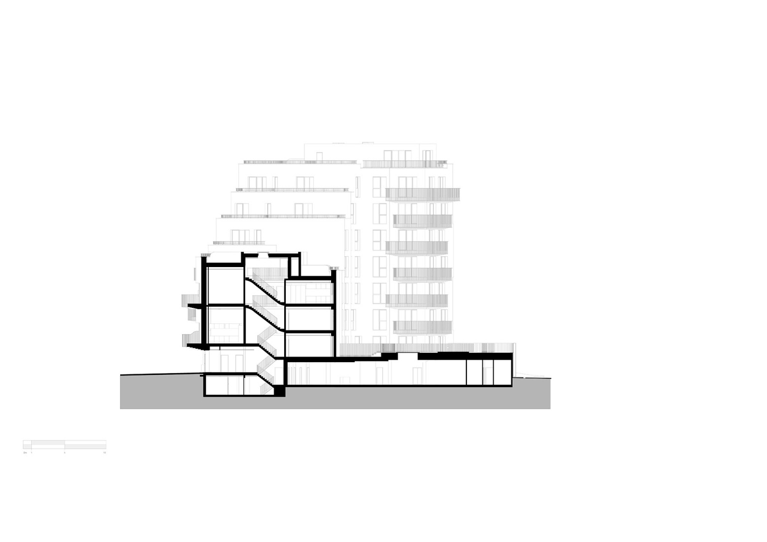 Section. Folkestone Shoreline by ACME.