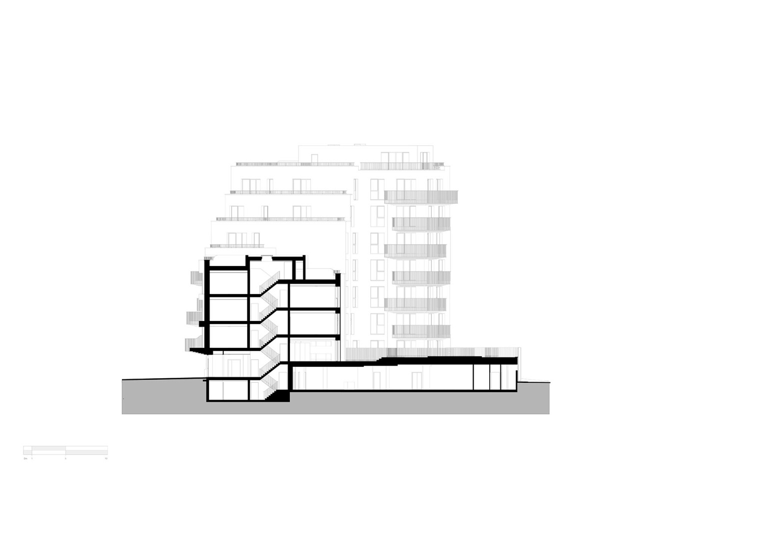 Section. Folkestone Shoreline by ACME.