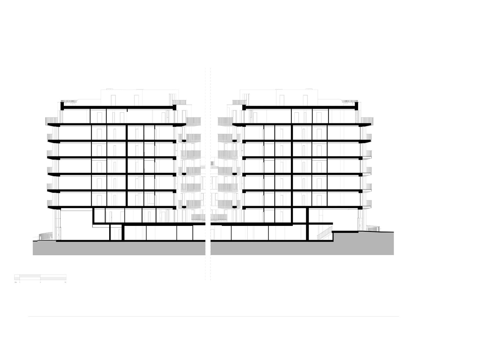 Section. Folkestone Shoreline by ACME.