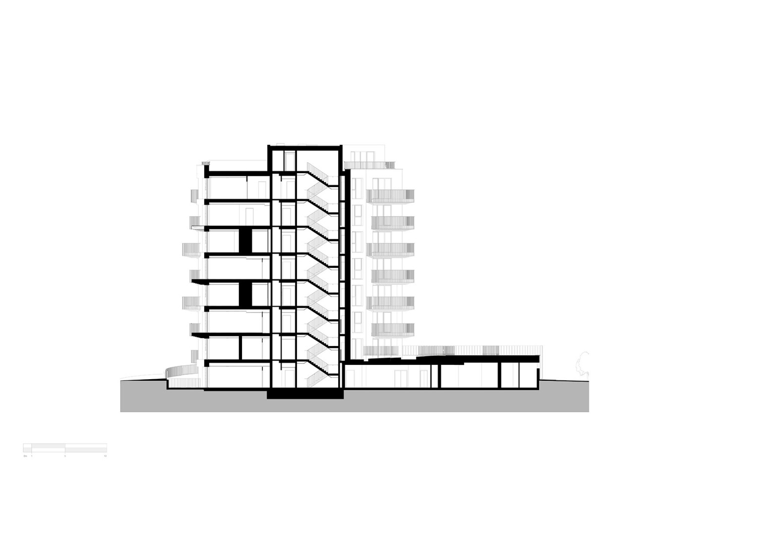 Section. Folkestone Shoreline by ACME.