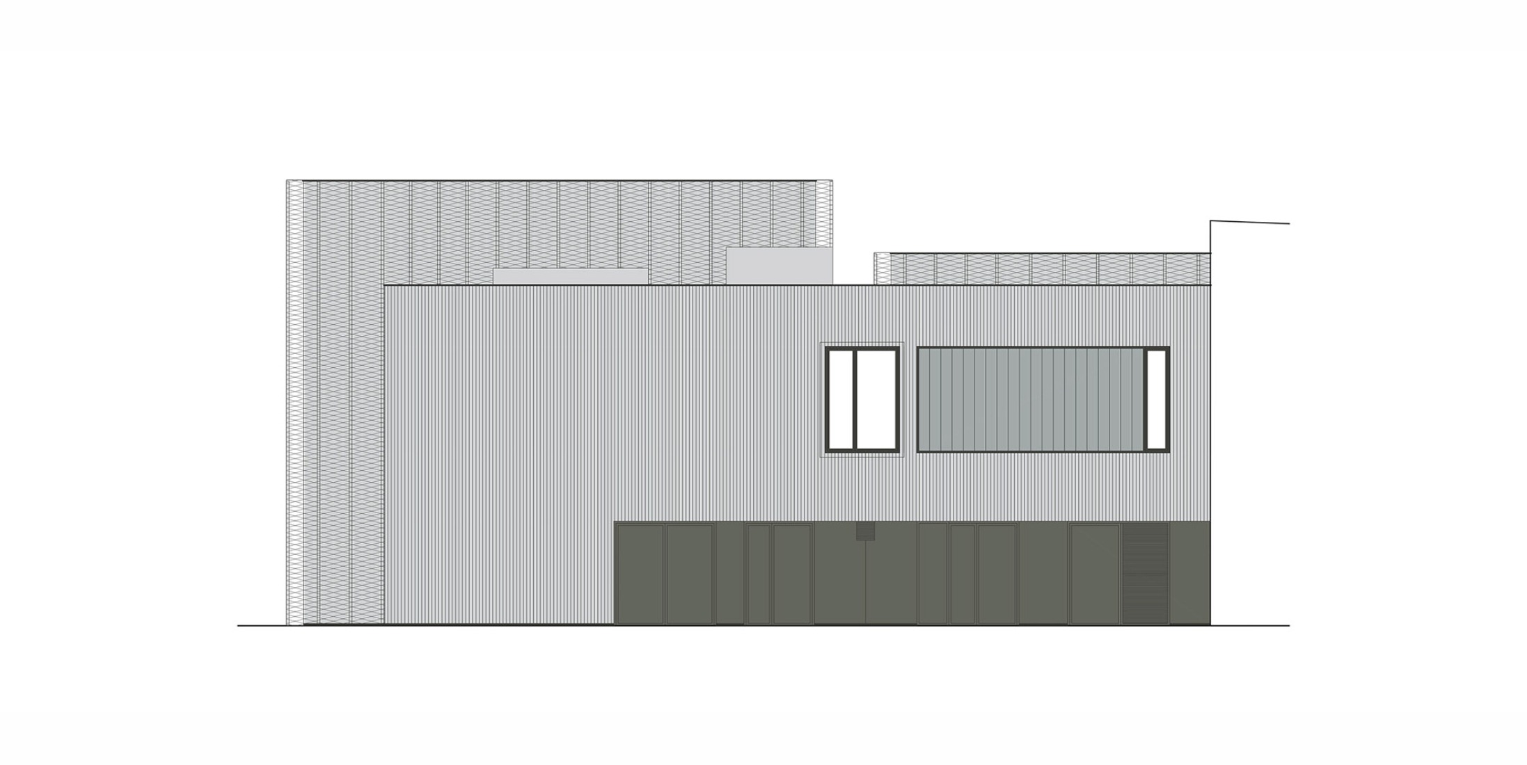 Elevation. BLUM Headquarters by QARTA Architektura.