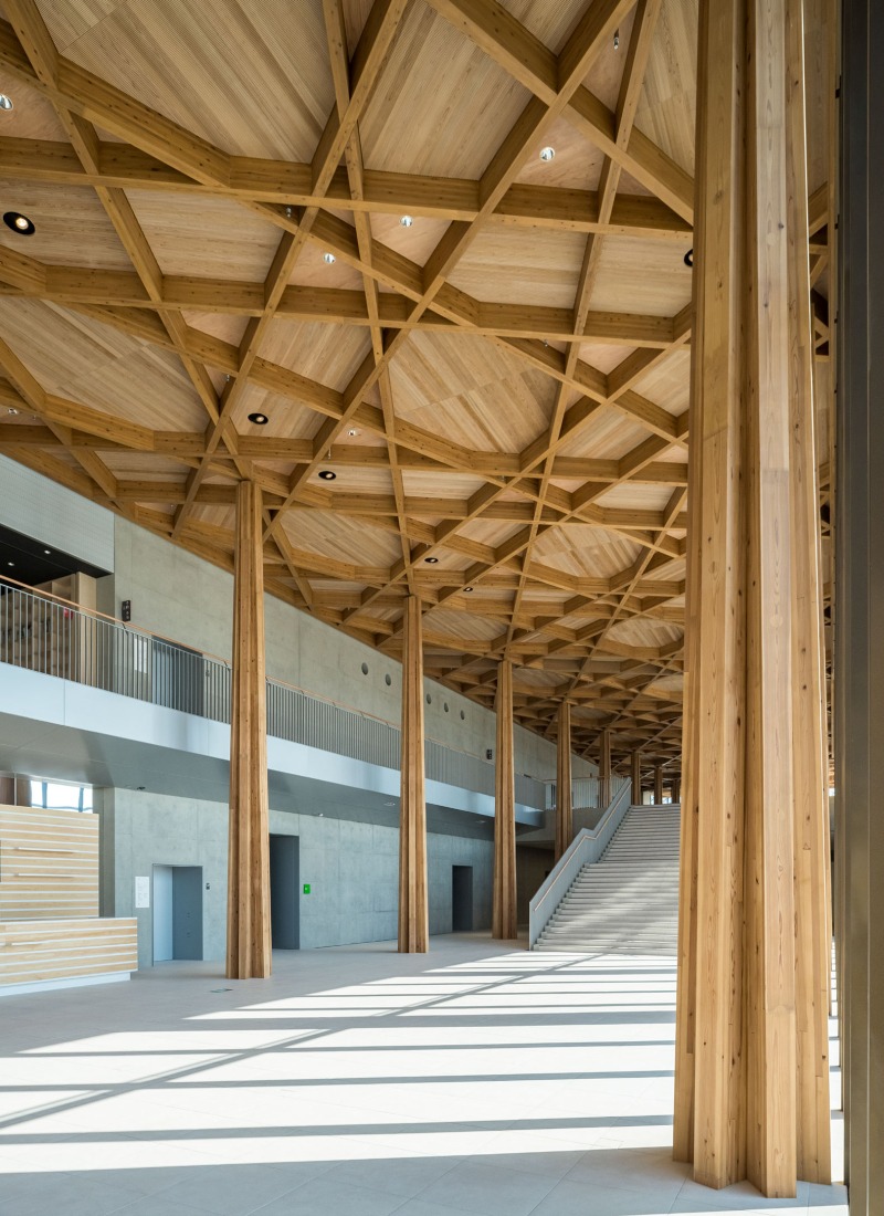 Toyota City Museum by Shigeru Ban. Photograph by Hiroyuki Hirai.
